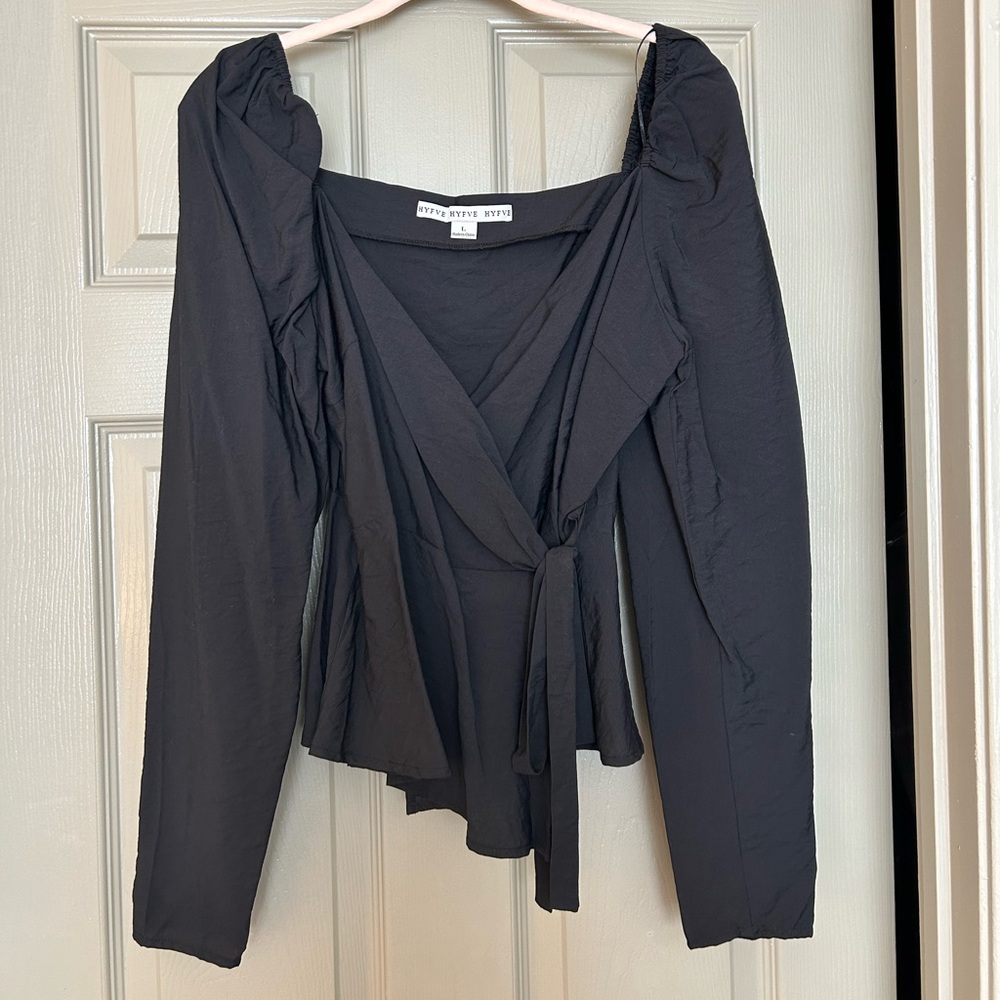 NWOT Black Boutique Top